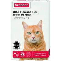 Obojok protiparazitný 35cm Beaphar Diaz Flea mačky