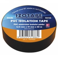 Páska izolačná PVC 19x20 čierna 20m