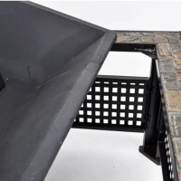Ohnisko oceľové s obkladom 76cm pevné